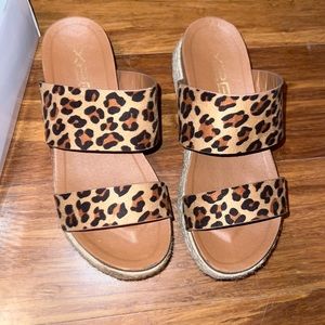 Cheetah sandals